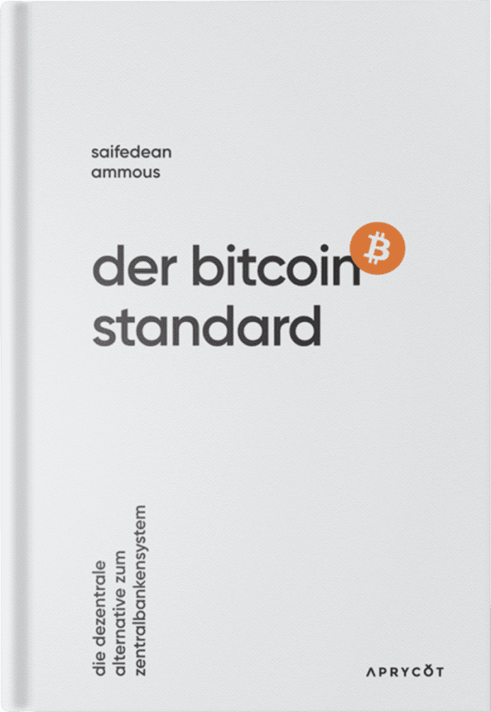 Buchcover des Bitcoin Standard von Saifedean Ammous